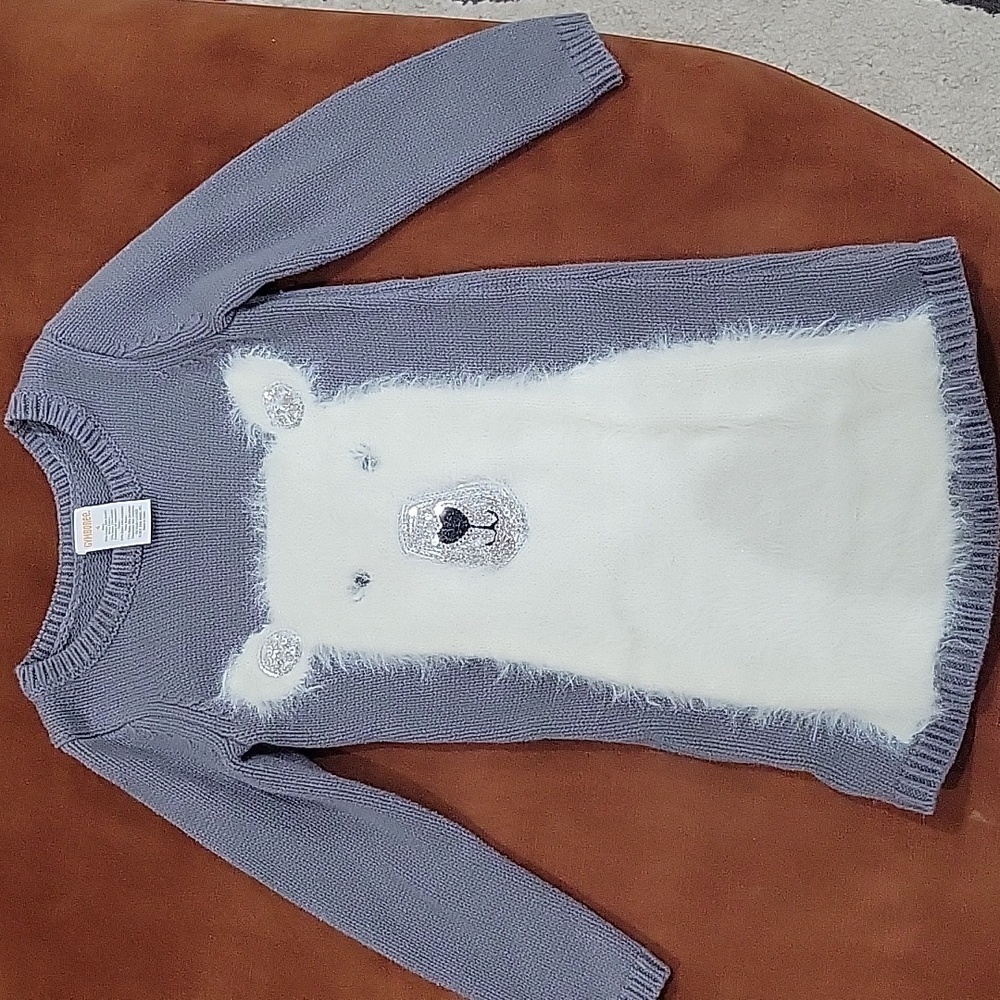 Gymboree - Polar Bear Sweater dress - size 4